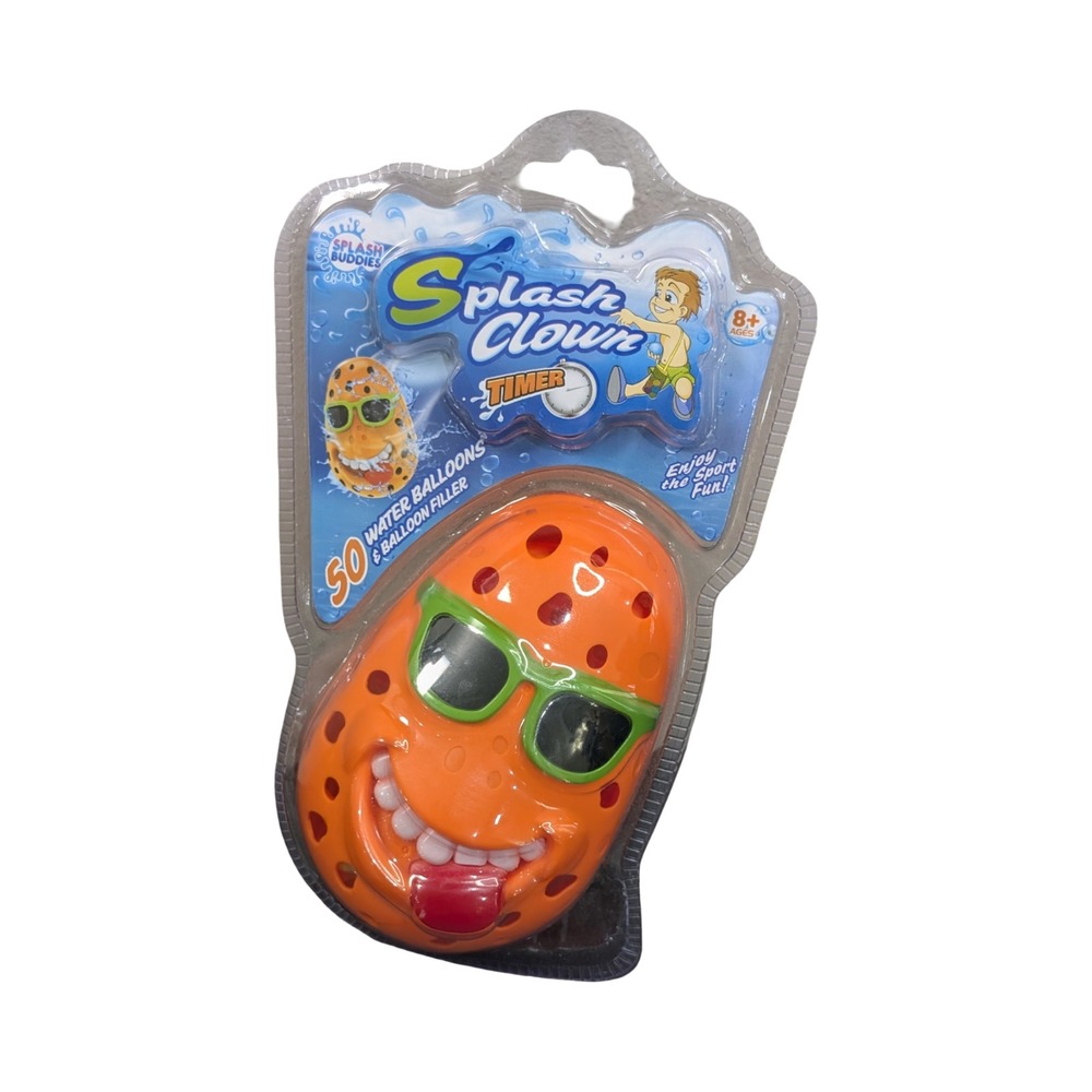 Splash Buddies Splash Clown Timer Water Balloon Game 50 Balloons NEW Sealed
